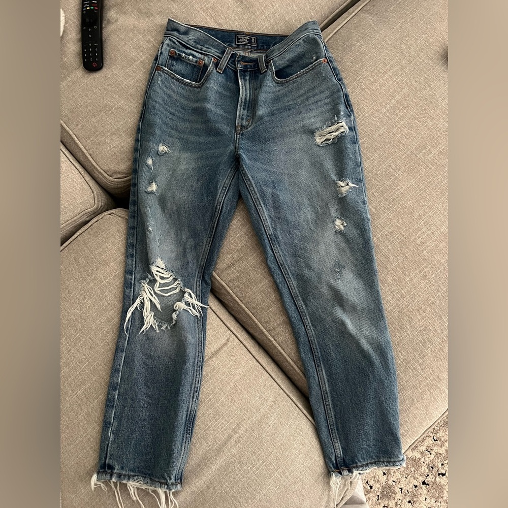 Abercrombie mom jeans size 0